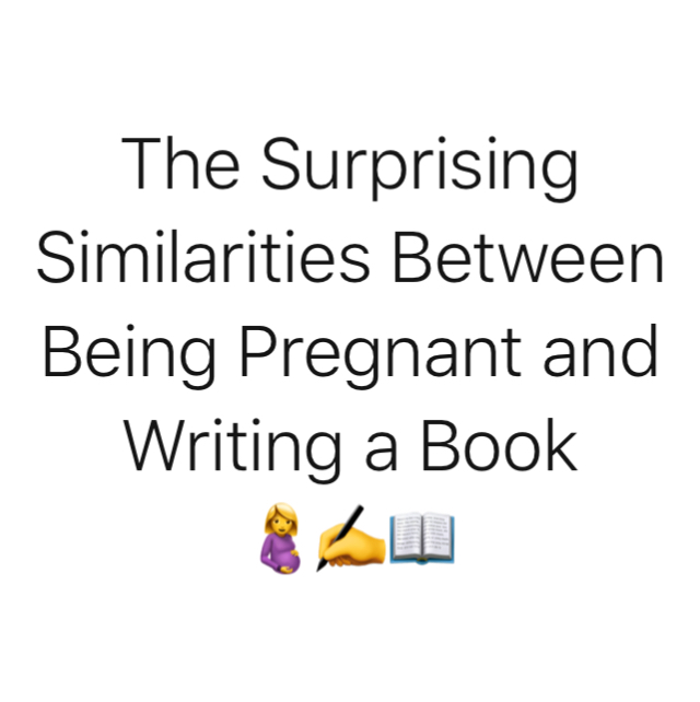 The Surprising Similarities Between Being Pregnant and Writing a Book - Part 1 by Diana Tyler